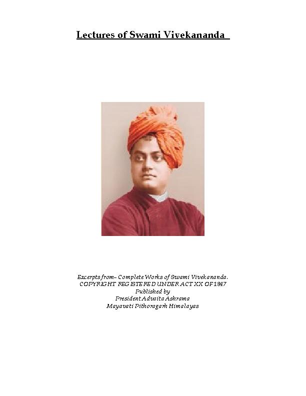 Lectures of Swami Vivekananda.pdf